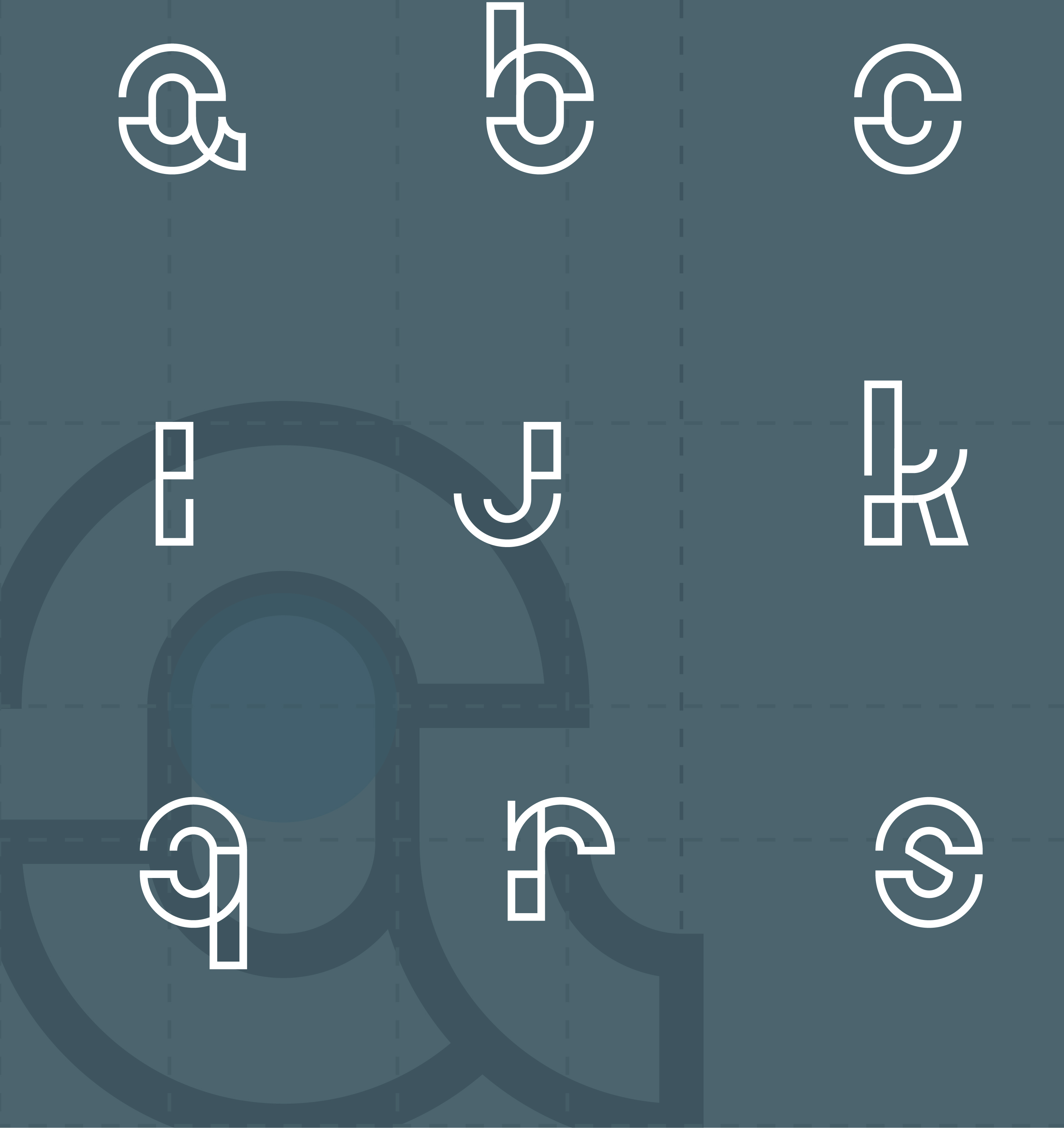 Voorbeeld van de typografie van Phion